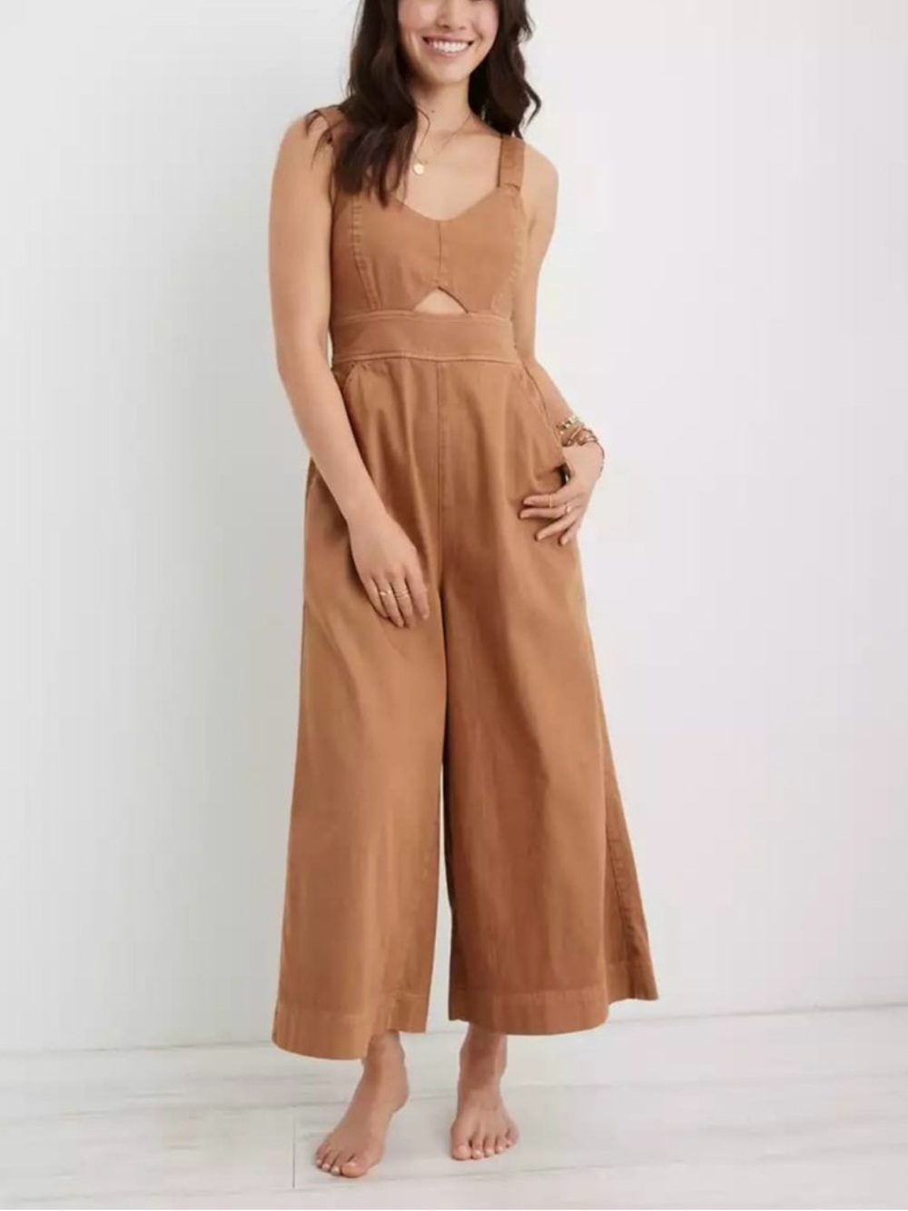 Aerie Wide Leg Jumpsuit Romper